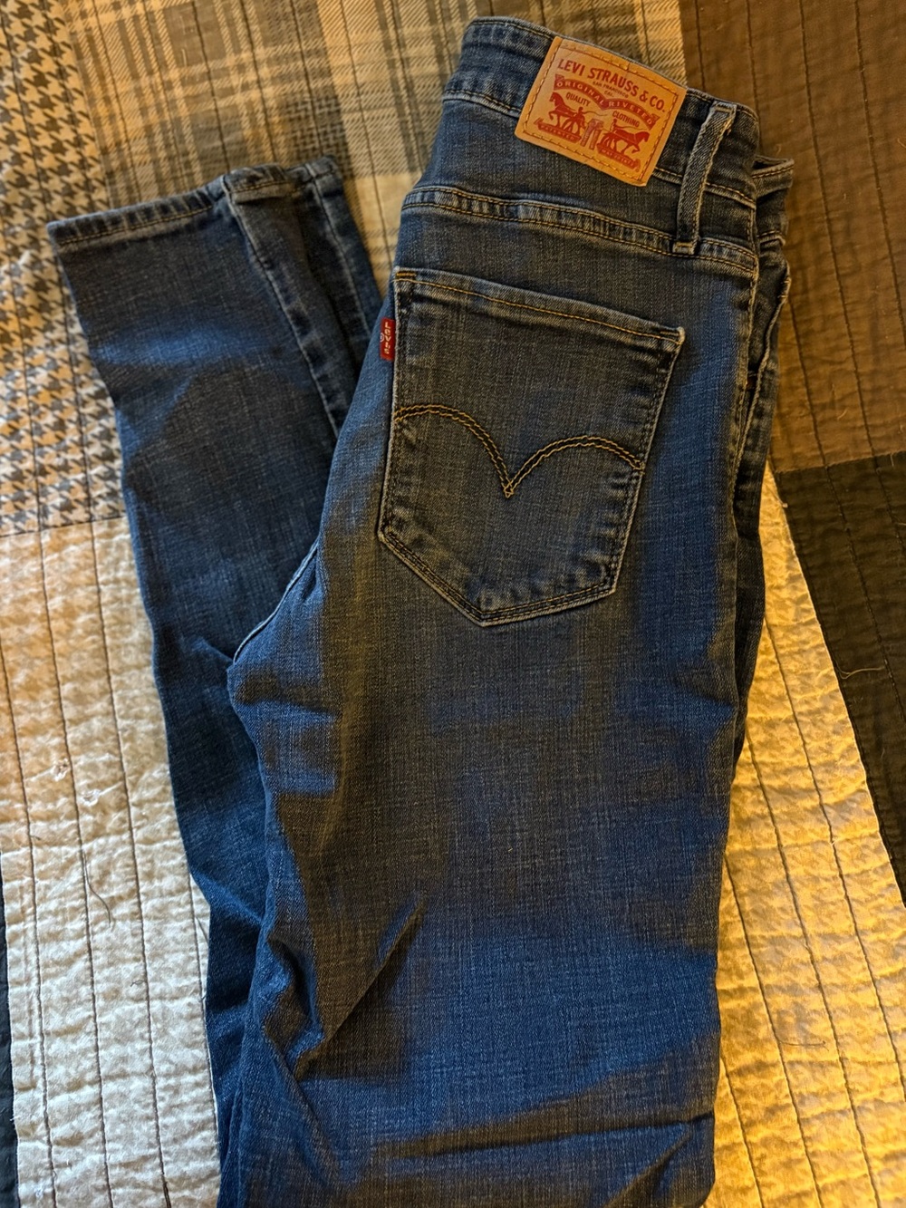 Womens Levi’s 721 High Rise Skinny Jeans Size 28